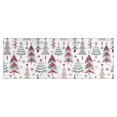 thumbnail image 1 of White Christmas Tree Pattern Kitchen Rug Mat,Kitchen Runner Rugs Non Skid Washable,Decorative Kitchen Floor Mats for Kitchen,Sink,Laundry,17"X47", 1 of 5