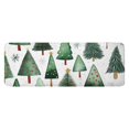 thumbnail image 1 of White Christmas Tree Pattern Kitchen Rug Mat,Kitchen Runner Rugs Non Skid Washable,Decorative Kitchen Floor Mats for Kitchen,Sink,Laundry,17"x47.2", 1 of 7