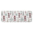 thumbnail image 1 of White Christmas Tree Pattern Kitchen Rug Mat,Kitchen Runner Rugs Non Skid Washable,Decorative Kitchen Floor Mats for Kitchen,Sink,Laundry,17"x47.2", 1 of 7