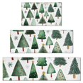 thumbnail image 1 of White Christmas Tree Pattern Kitchen Rugs Sets Of 3,Kitchen Runner Rugs Non Skid Washable,Decorative Kitchen Floor Mats for Kitchen,Sink,Laundry,17"x30"+ 17"x47" + 17"x59", 1 of 6