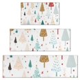 thumbnail image 1 of White Christmas Tree Pattern Kitchen Rugs Sets Of 3,Kitchen Runner Rugs Non Skid Washable,Decorative Kitchen Floor Mats for Kitchen,Sink,Laundry,17"x30"+ 17"x47" + 17"x59", 1 of 6