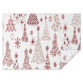 thumbnail image 1 of White Christmas Tree Pattern Rectangle Tablecloth 60"x84",Waterproof Polyester Rectangle Table Cloth, Wipeable Spillproof Polyester Tablecloth for Dining, Camping, Indoor and Outdoor, 1 of 5