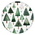 thumbnail image 1 of White Christmas Tree Pattern Round Fitted Tablecloth with Elastic Edge,Dining Table Cover Waterproof,Outdoor Round Tablecloth for Camping,Dining,Indoor and Outdoor, 1 of 7