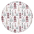 thumbnail image 1 of White Christmas Tree Pattern Round Fitted Tablecloth with Elastic Edge,Dining Table Cover Waterproof,Outdoor Round Tablecloth for Camping,Dining,Indoor and Outdoor, 1 of 7