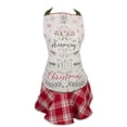 thumbnail image 1 of White Christmas Tree Ruffle Apron, 1 of 3