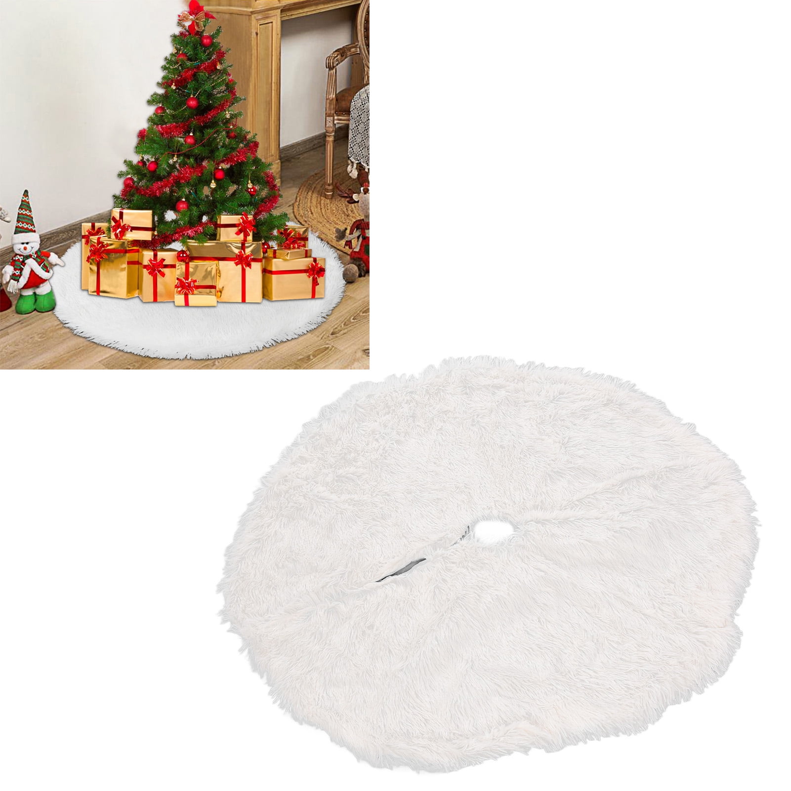 White Christmas Tree Skirt Walmart 