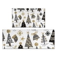 thumbnail image 1 of White Christmas Tree and Snowflake Pattern Kitchen Rugs Sets Of 2,Anti Fatigue Kitchen Mat Rugs Non Slip Washable,Decorative Kitchen Floor Mats for Kitchen,Sink,Laundry,17"x30"+17"x47", 1 of 7