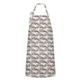 thumbnail image 1 of White Christmas Truck and Tree Apron-Garden Aprons for Women with Pockets-Cotton Linen Waterproof Kitchen Cooking Gardening Aprons Adjustable for Kitchen,Cooking,BBQ and Salon 32"x27", 1 of 7