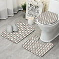 thumbnail image 1 of White Christmas Truck and Tree Pattern Bathroom Rugs Sets 3 Piece,Toilet Cover Set,Absorbent Non Slip Bathroom Mats Sets with U-Shaped Contour Rug Toilet Rug Set, 1 of 5