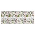 thumbnail image 1 of White Christmas Wreath Pattern Kitchen Rug Mat,Kitchen Runner Rugs Non Skid Washable,Decorative Kitchen Floor Mats for Kitchen,Sink,Laundry,17"X47", 1 of 5