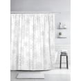 thumbnail image 1 of White Christmas from Gray Snowflakes on Pattern Snow Shower Curtain 72X72 Inch, 1 of 6