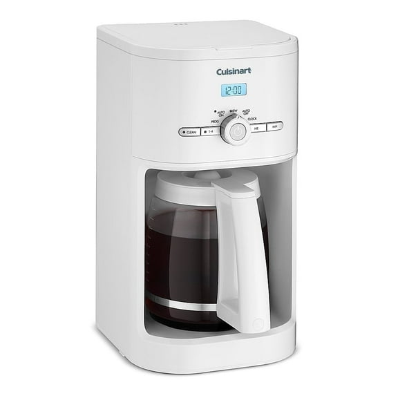 White Classic 12-Cup Coffeemaker - Timeless Style for Home