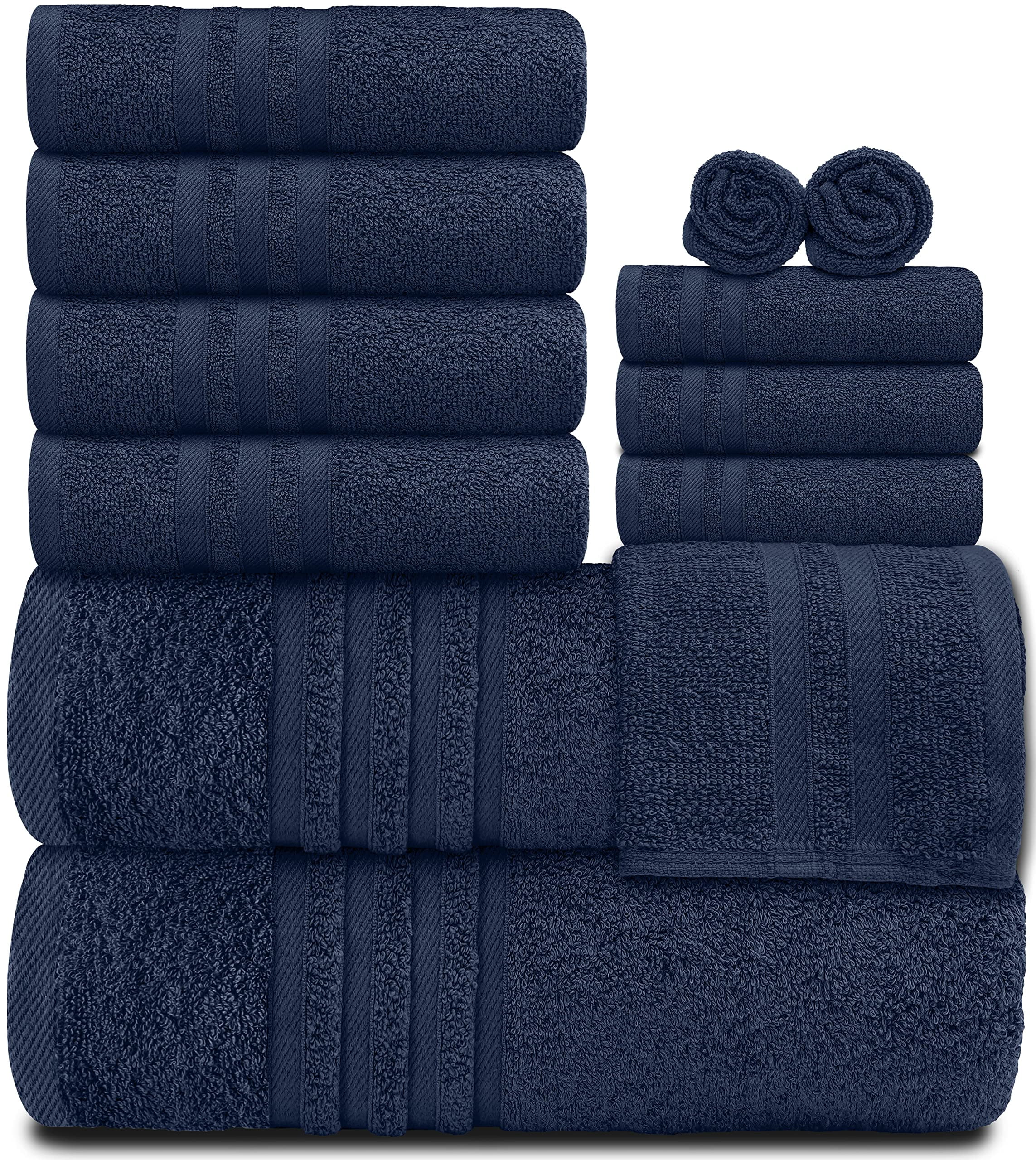 StyleWell 6 Piece Hygrocotton Towel Set in Fawn Brown TFAE890ZX0P Walmart
