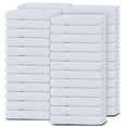 thumbnail image 1 of White Classic Cotton White Washcloths, Soft Absorbent Bathroom Face Towel Set, Hotel, Spa, Sport Bulk White Wash Cloths, Multipurpose Bath Facecloth Home or Professional | 12x12 inch, 48 Pack, White, 1 of 7