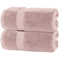 thumbnail image 1 of White Classic Luxury 650 Gsm Cotton Bath Sheet Towels, Extra Large Bathroom Towels Oversized, Pink, 35 x 70, 2 Pack, 1 of 7