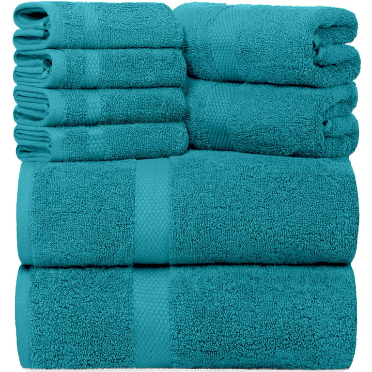 Home Decorators Collection Turkish Cotton Ultra Soft Aqua Blue Bath Towel