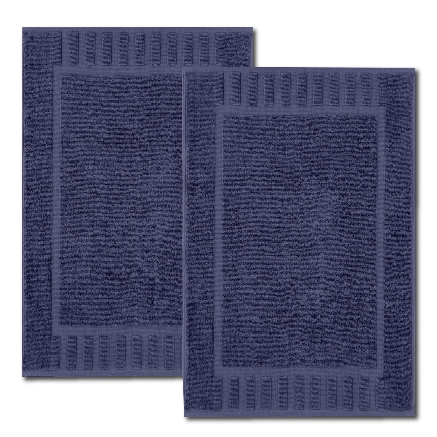 White Classic Hotel Collection Bath Mats