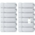 thumbnail image 1 of White Classic Luxury Cotton Washcloths - Large 13x13" Hotel Style Face Towel, Bathroom White Face Cloth, Value 12 Items Set Multipurpose Wash Cloth | White, 12 Pack, 1 of 8