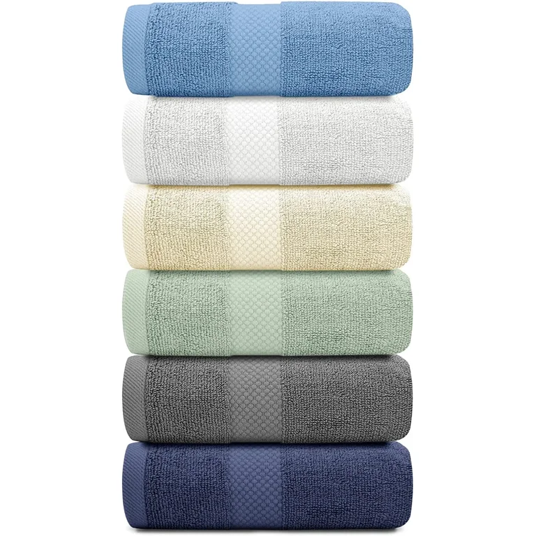 White Classic Luxury Hand Towels for Bathroom, Hotel, Spa, Kitchen