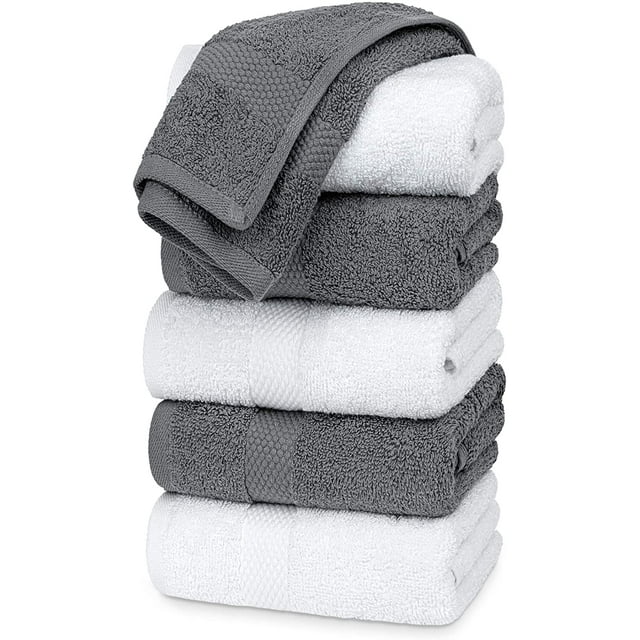 White Classic Luxury Hand Towels Soft Cotton Absorbent Hotel towel 16