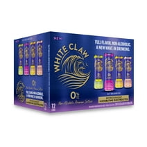 White Claw 0% Alcohol Variety Pack, 12 Pack, 12 fl oz Cans