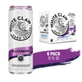 thumbnail image 1 of White Claw Hard Seltzer Blackberry, 6 Pack, 12 fl oz Cans, 5% ABV, 1 of 11