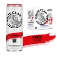 thumbnail image 1 of White Claw Hard Seltzer Raspberry, 6 Pack, 12 fl oz Cans, 5% ABV, 1 of 11