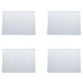 thumbnail image 1 of White Clear Size A5 Paper Slider Zip Closure Folders Files Bags 80 Pcs, 1 of 5