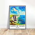 White Cliffs Of Dover Wall Art Print, Iconic English Coastal Landmark ...