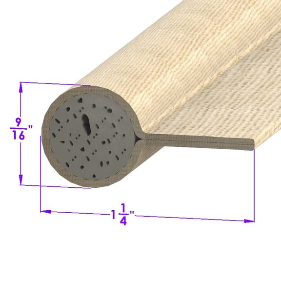 White, Cloth-Covered Sponge Windlace - LP 57-H