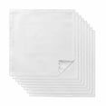 thumbnail image 1 of White Cloth Napkins, Modern Simple White Backdrop Washable and Reusable Dinner Napkins Set of 8, Table Napkin for Kitchen Party Birthday Wedding Hotel Housewarming 20"x20", 1 of 8