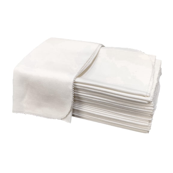 White Cloth Napkins Set of 12-18x18 Inch Decorative Elegant Soft Washable Reusable Pico Cut Dinner Napkin for Dining Table Décor Weddings Party Christmas & Everyday Use