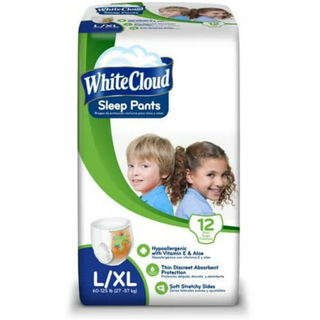 White Cloud Wc Youth Pants L/x 12ct