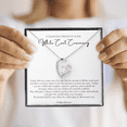 thumbnail image 1 of White Coat Ceremony Gifts, Pharmacy, Nurse, Vet, Dentist, Veterinarian, Physical Therapy, Heart Shaped With Cubic zirconia Necklace. Necklace Jewelry With Meaningful Messages Card & Box L, 1 of 5