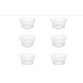 thumbnail image 1 of White Coated Round Wire Basket 6 Pack - Versatile Metal Wire Baskets Centerpieces Floral Arrangements Everyday Decor Office School Classroom Garden Summer, 1 of 4