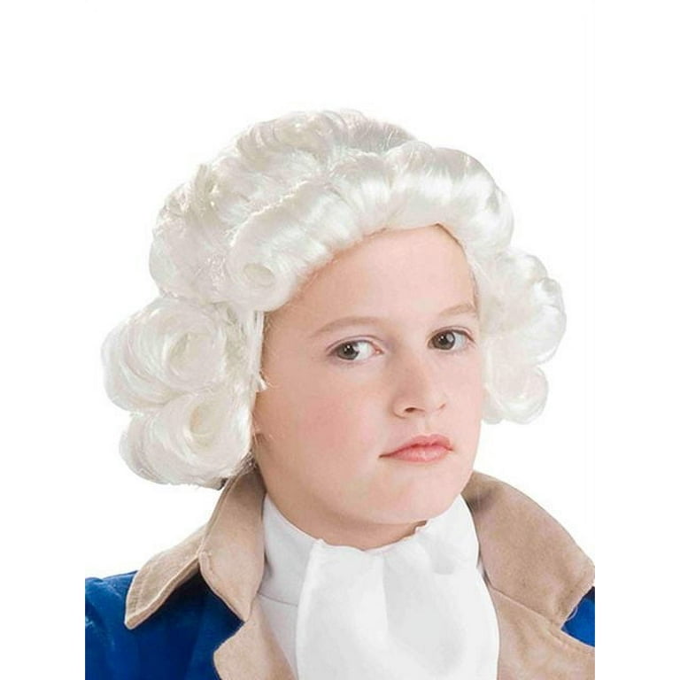 Rubies Colonial White Costume Wig for Children Walmart