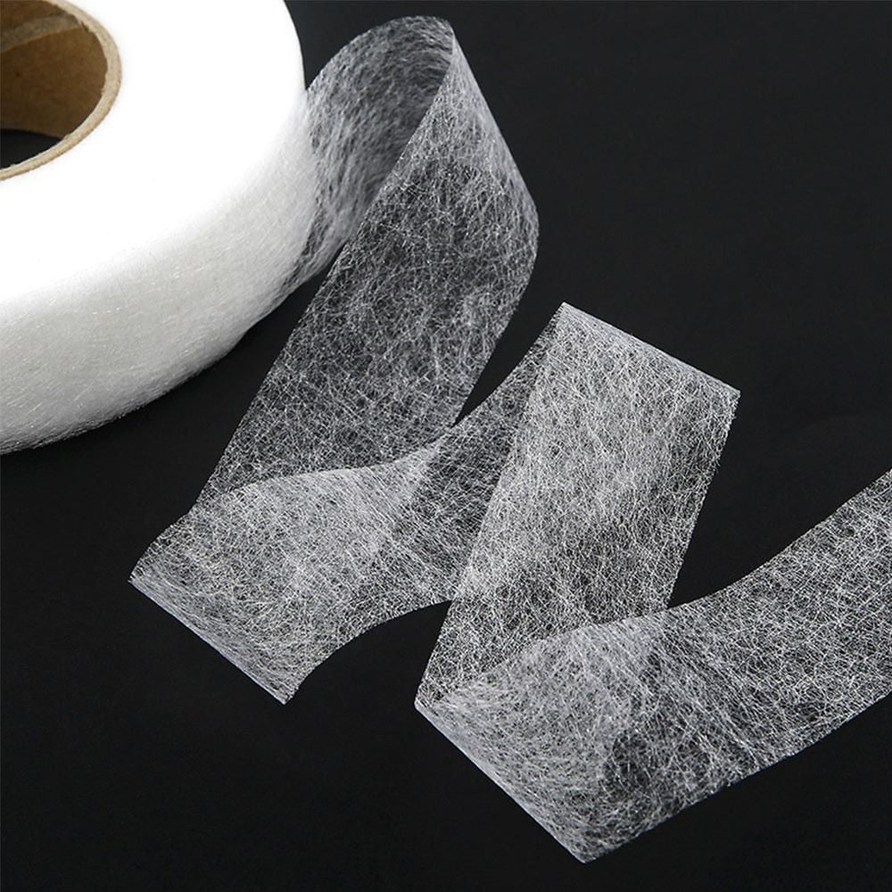 2 Rolls Clothing Adhesive Interlining Non-woven Fabric Accessories Tape  Hemming