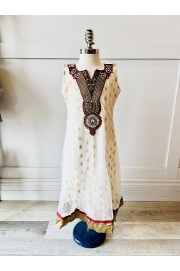 White Anarkali Dresses