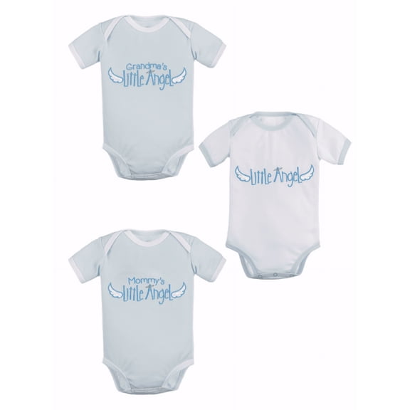 White Color Mommy's Little Angel Infant Onesie - By Ganz (Size 3-6 Months)