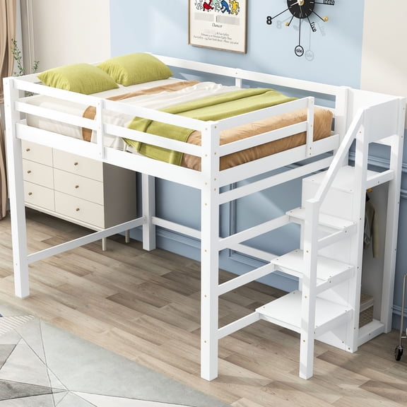 White Color - Multi-functional Bed - Bedroom - Fun and Functional Furniture
