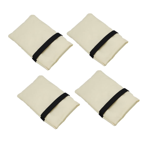 4PCS White Color Water Pipe Insulation Cover Durable Material Weatherproof Shield