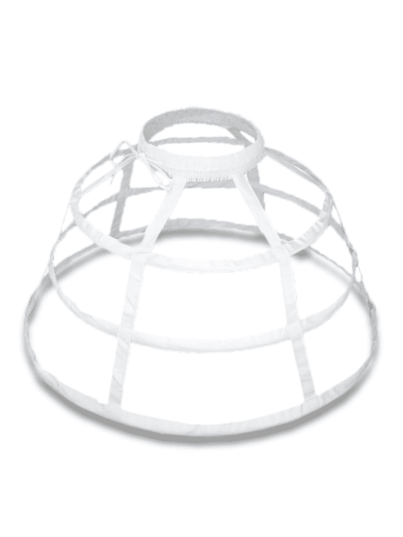 White Color Women Crinoline Petticoat Hoops Underskirt for Girls Wedding Bridal Underskirt Slip Skirt Short Half Slip
