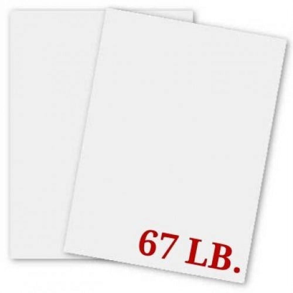 Hamilco White Resume Linen Textured Cardstock Paper 8 1/2 x 11