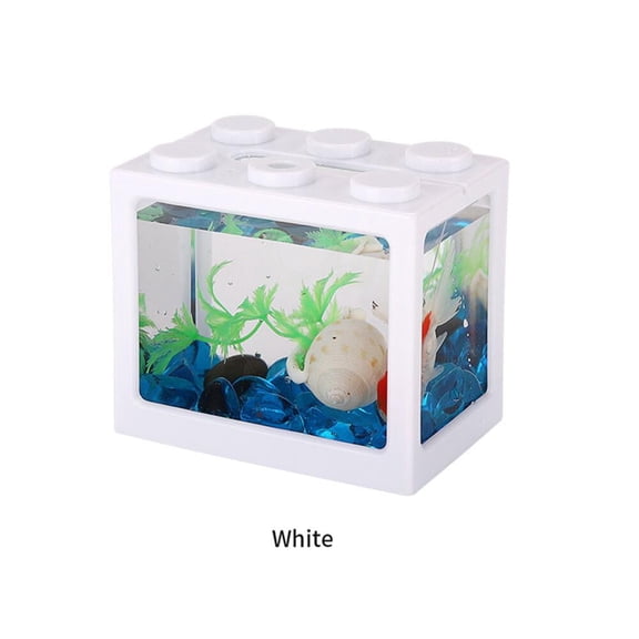 KSY Aquatics White Acrylic Stackable Terrarium Tank, Mini Habitat for Reptile Ant Insect