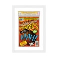 thumbnail image 1 of White Comic Book Frame with White Mat - 1 Opening to Display 1 CGC, CBCS or PGX Graded Comic Book -, 1 of 7