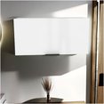 thumbnail image 1 of White Compact Pull-Up Wall Cabinet with Shelf, Space Saving Design for Kitchen Bathroom Office, 1 of 9