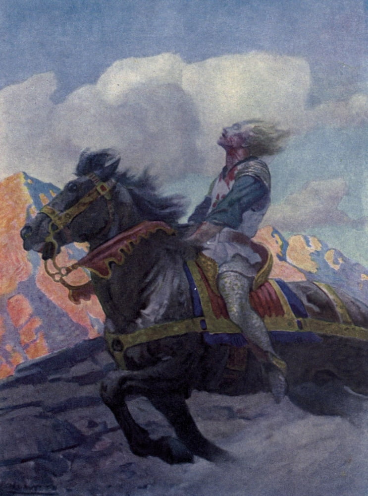 White Company 1922 Alleynes ride Canvas Art - Newell C Wyeth (18 x 24)
