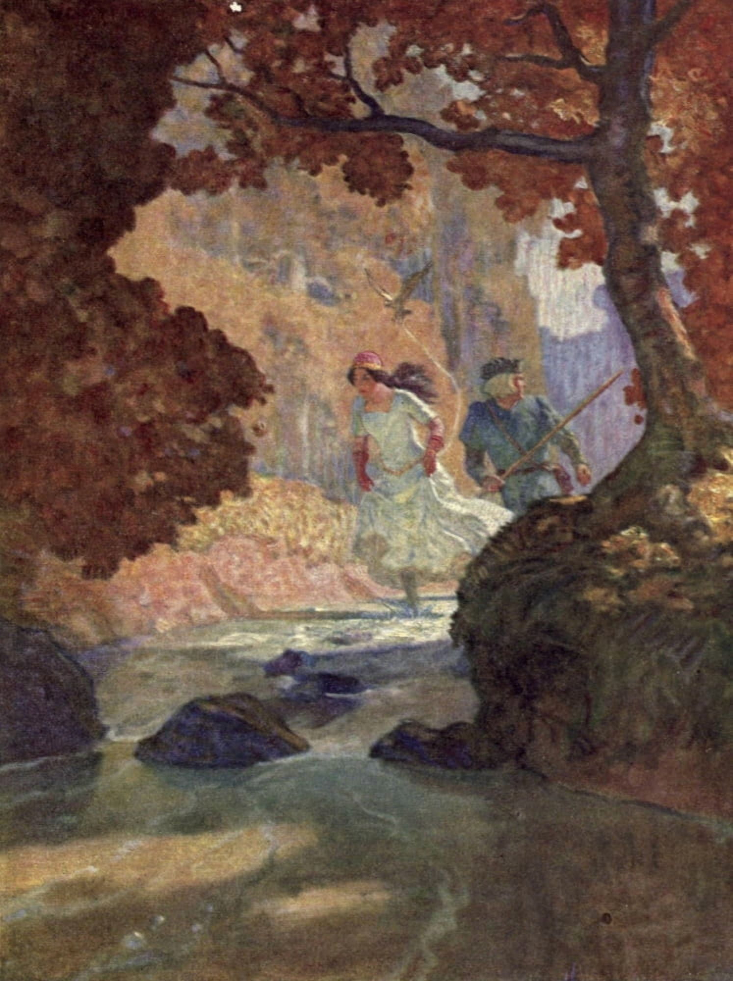 White Company 1922 Fugitives Canvas Art - Newell C Wyeth (18 x 24)