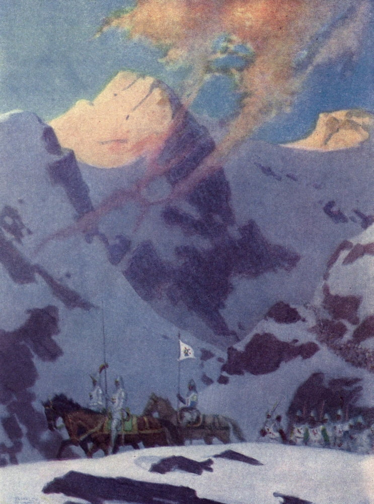 White Company 1922 White company Canvas Art - Newell C Wyeth (18 x 24)