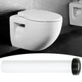 thumbnail image 1 of White Concealed Toilet Water Tank Straight Flush Pipe Lengthened Flushing Tube Toilet Accessory, 1 of 8